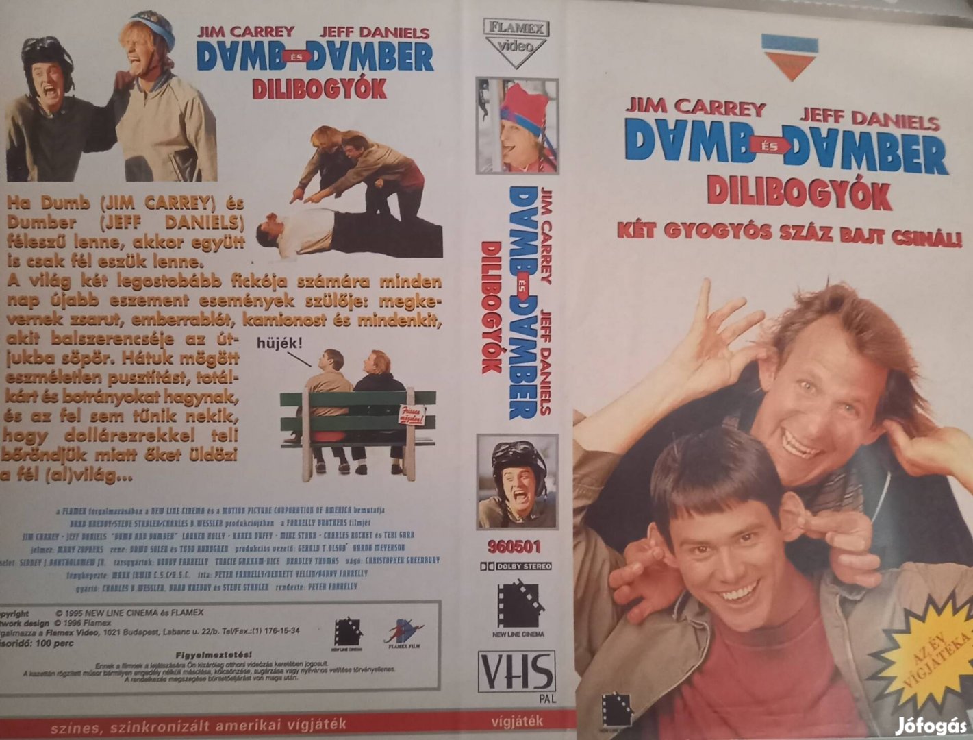 Damb & Dumber - Dilibogyók - vígjáték vhs - nagytok