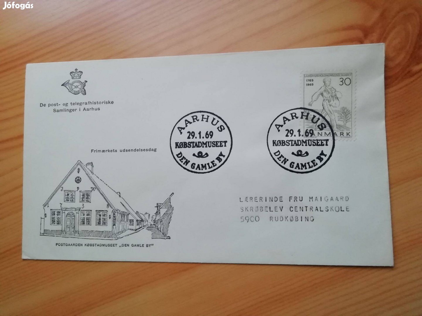 Dán 1969-es FDC