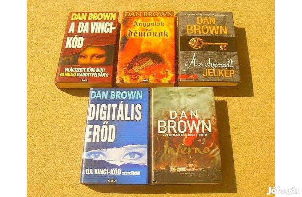 Dan Brown 5 kötet - Új könyvek