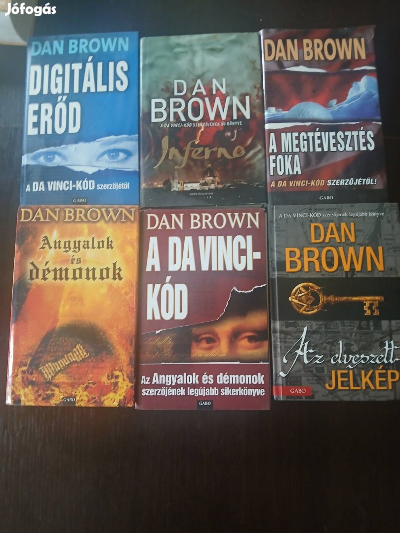 Dán Brown könyvek