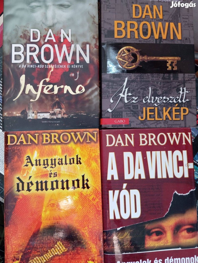 Dan Brown könyvek