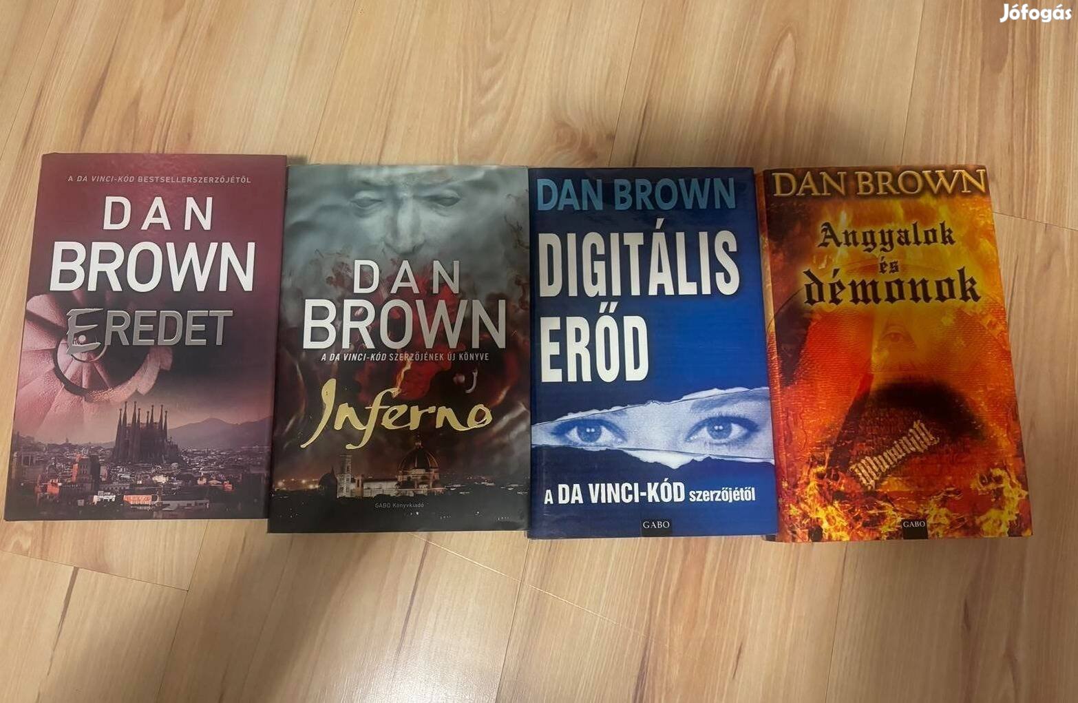 Dan Brown könyvek eladók