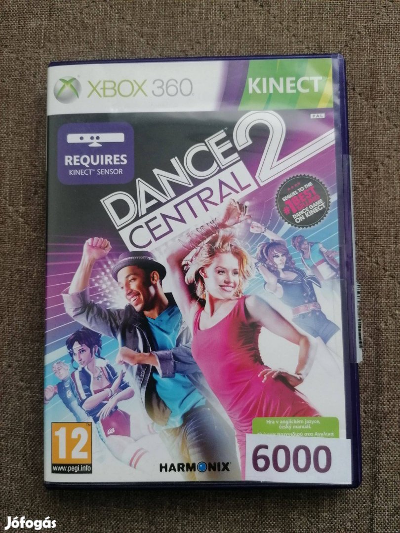 Dance Central 2 Xbox 360 Kinect táncolós játék eladó!