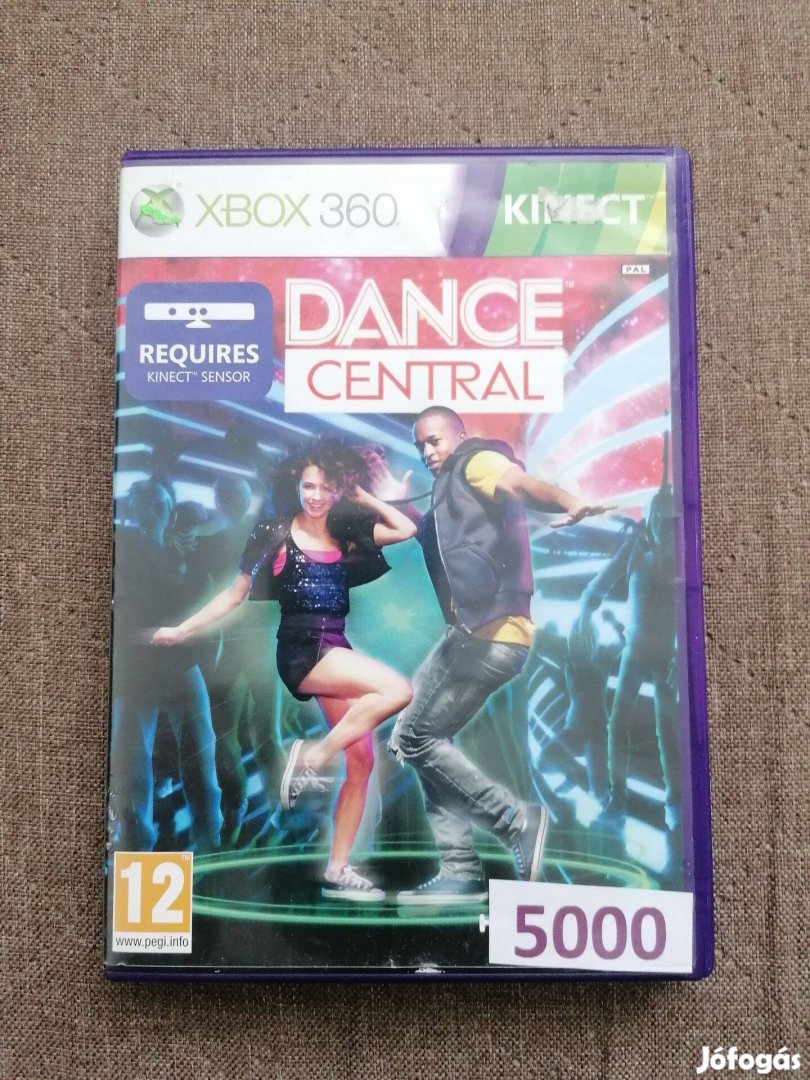 Dance Central Xbox 360 Kinect táncolós játék eladó!