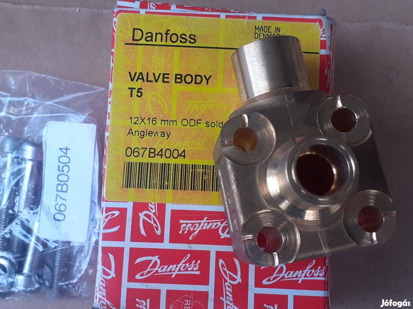 Danfoss 067B4004 szeleptest TE5 expanziós szelephez