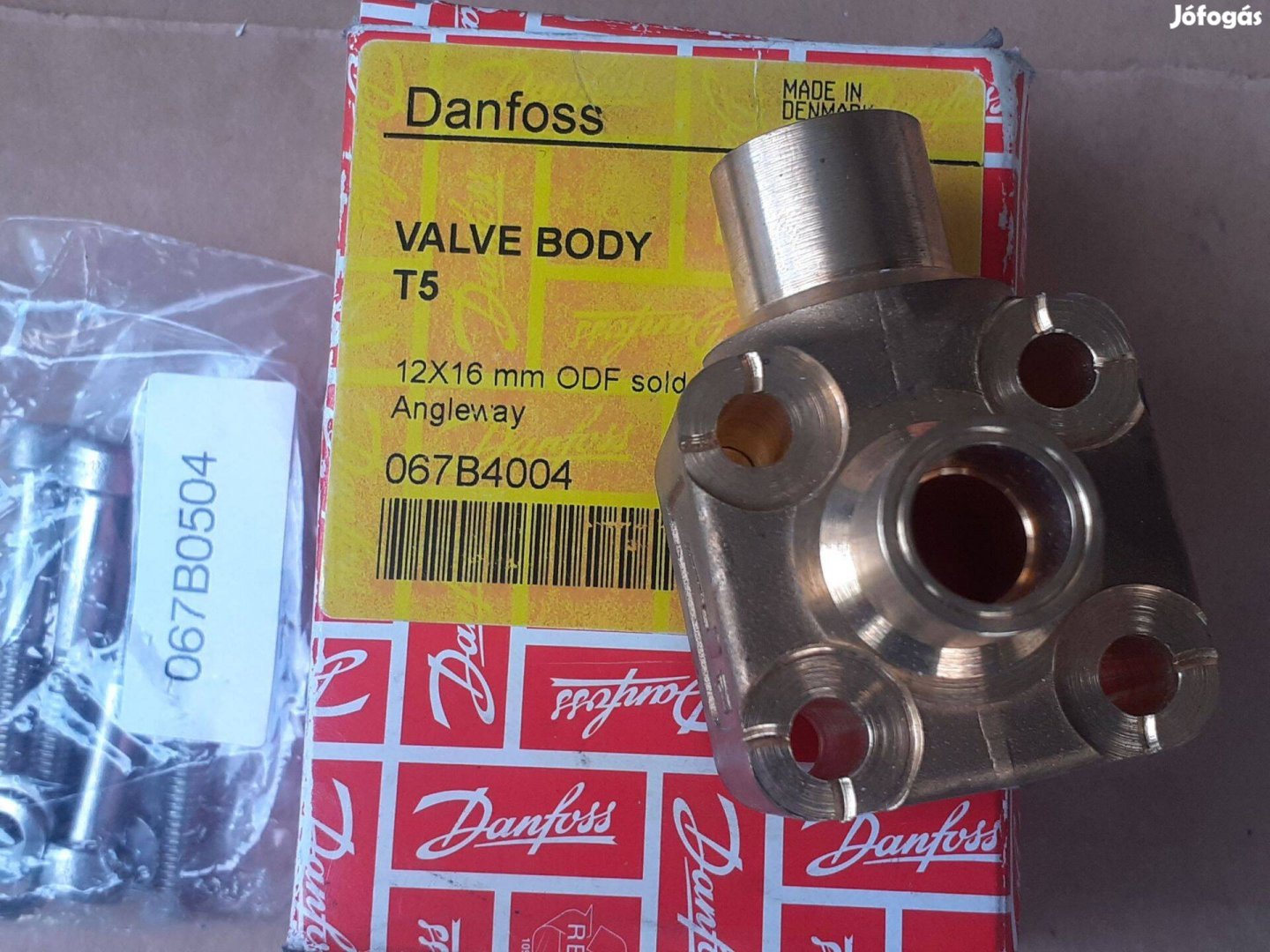 Danfoss 067B4004 szeleptest TE5 expanziós szelephez