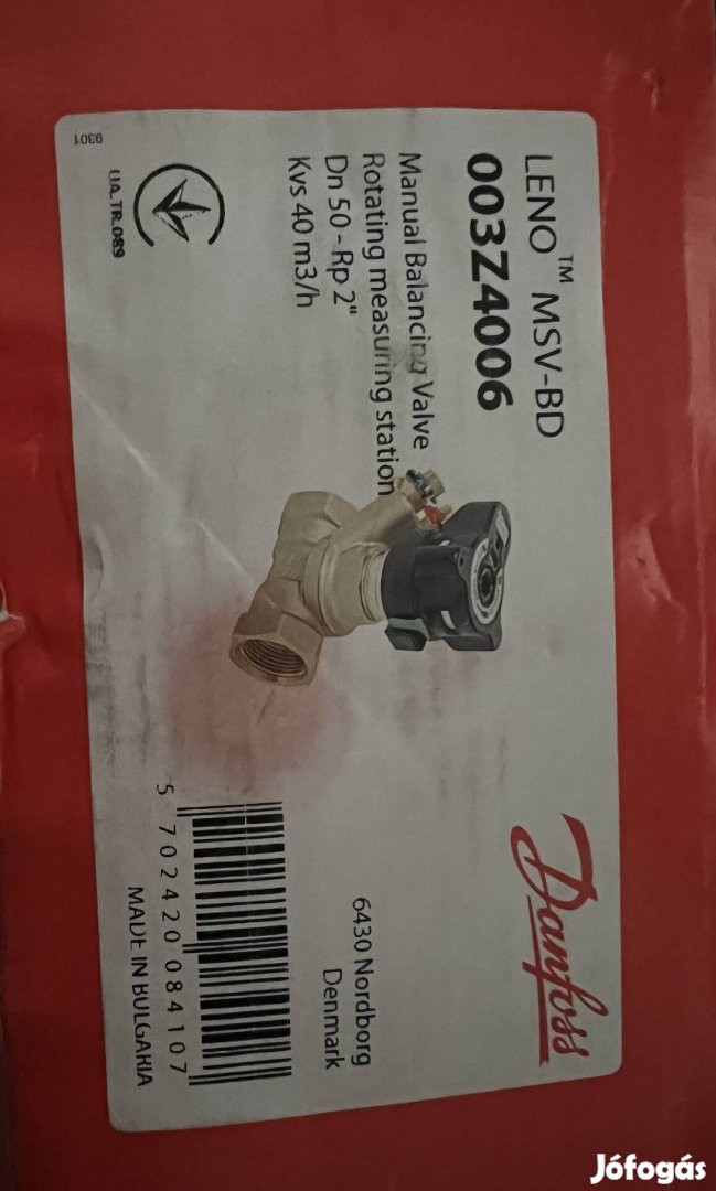 Danfoss MSV-BD DN 50 beszabályzó szelep