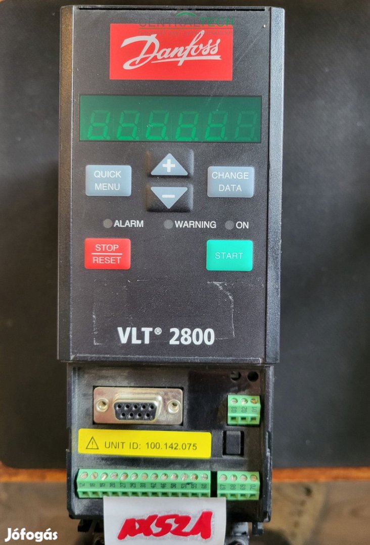 Danfoss frekvenciaváltó VLT2807 0,75kW, 31,7 kVA