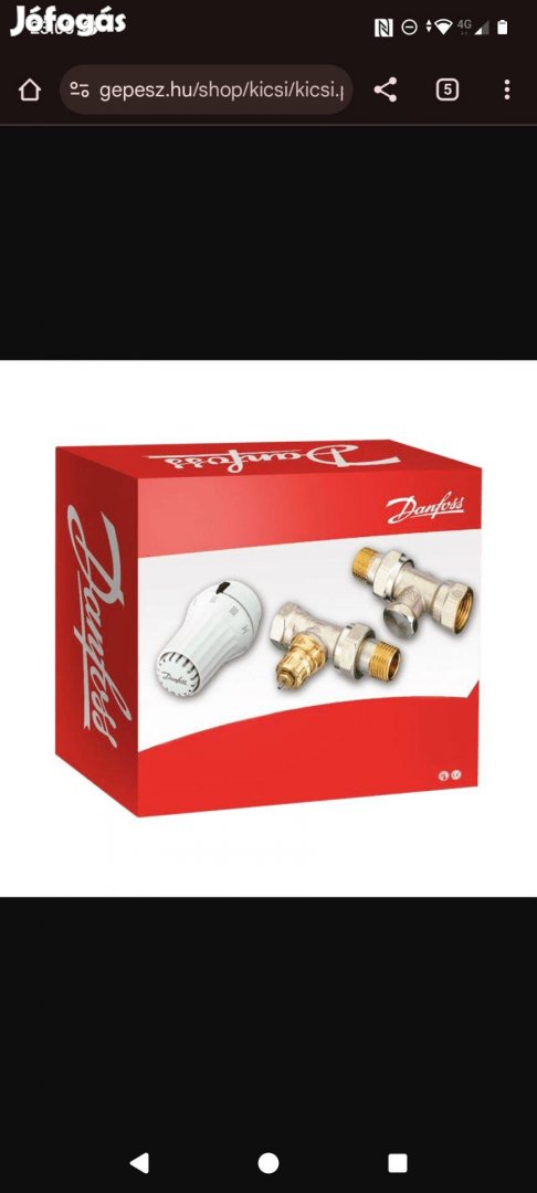 Danfoss radiátor szelep set