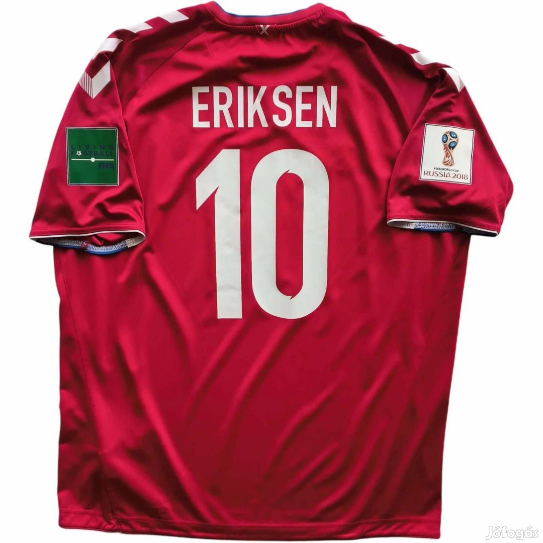 Dánia 2018-20 Adidas hazai Christian Eriksen foci mez XXL-es