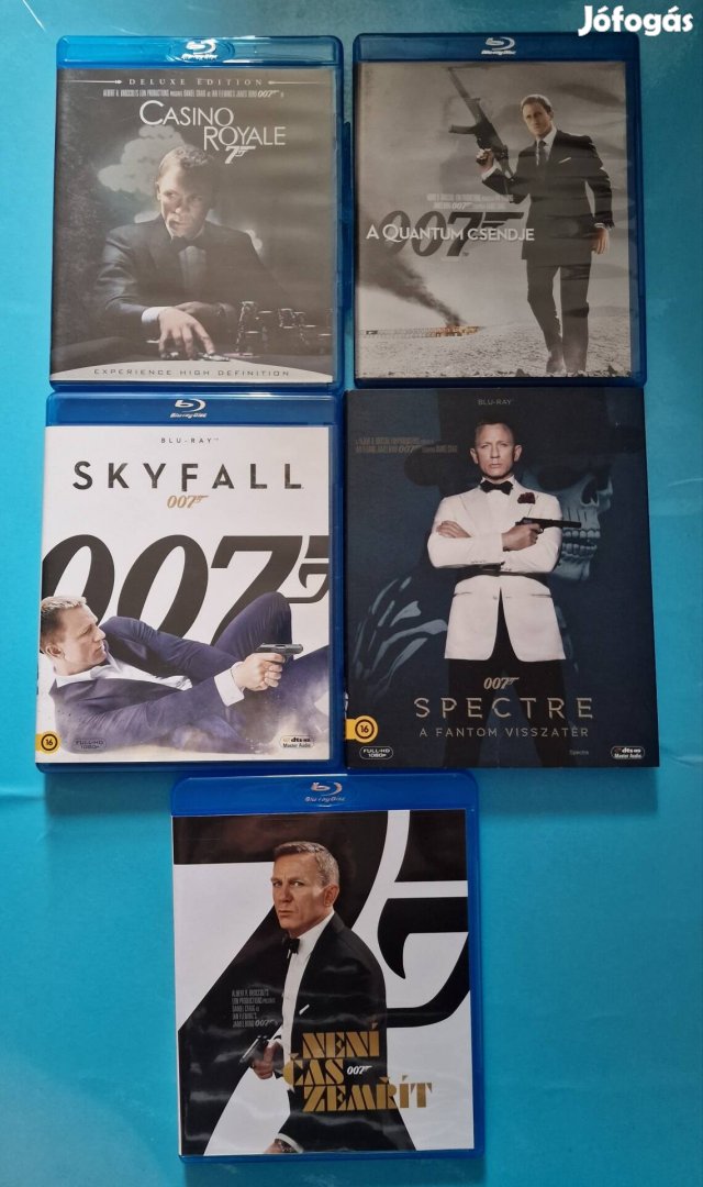 Daniel Craig James Bond a teljes gyűjtemény (6lemezes) Blu-ray