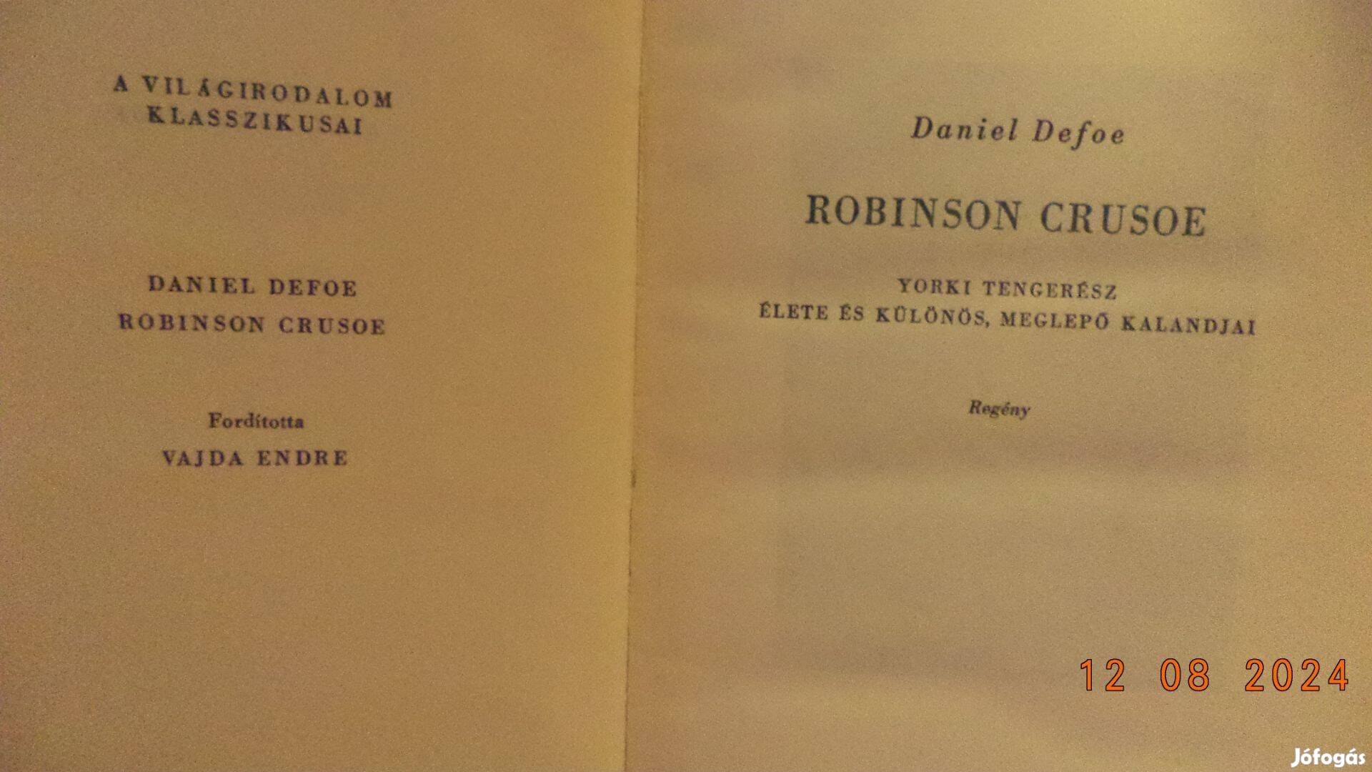 Daniel Defoe: Robinson Crusoe