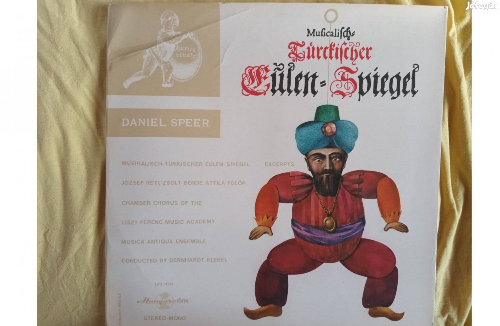 Daniel Speer Eulenspiegel vinyl hanglemez eladó