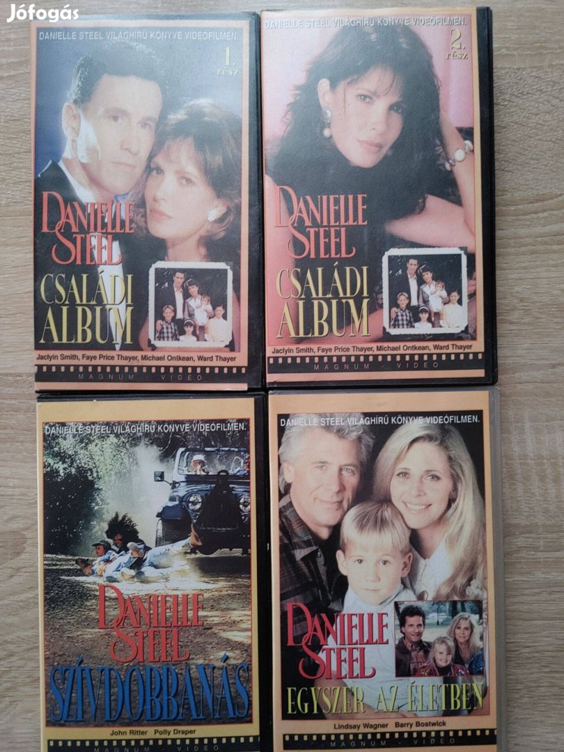 Danielle Steel 4 db VHS film egy tételként