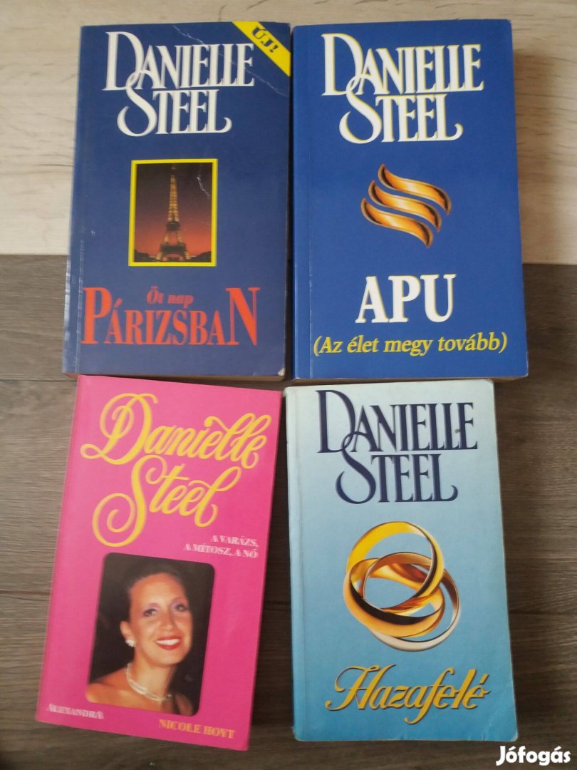 Danielle Steel: Apu, Hazafelé, Öt nap Párizsban, A varázs, +1 könyv