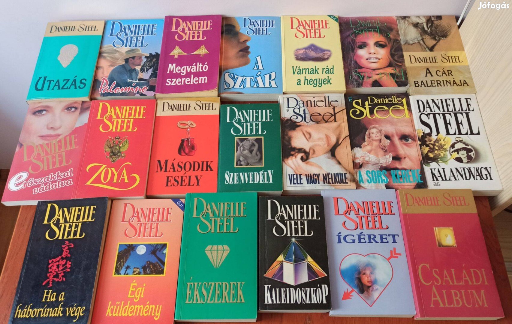 Danielle Steel könyvcsomag / 21 db könyv