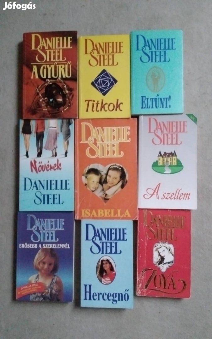 Danielle Steel könyvcsomag eladó Xl.ker 