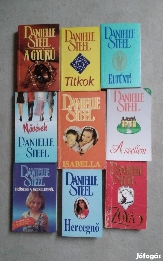 Danielle Steel könyvcsomag eladó Xl.kerületben 
