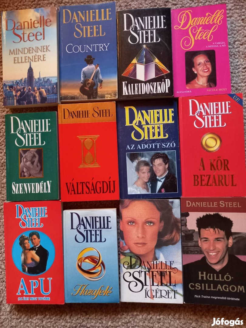 Danielle Steel könyvcsomag eladó.