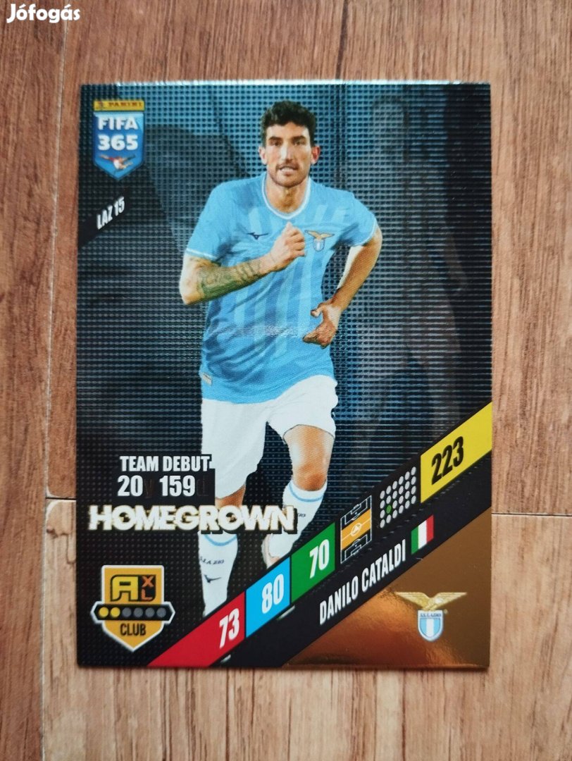 Danilo Cataldi (Lazio) FIFA 365 2024 Homegrown Hero focis kártya