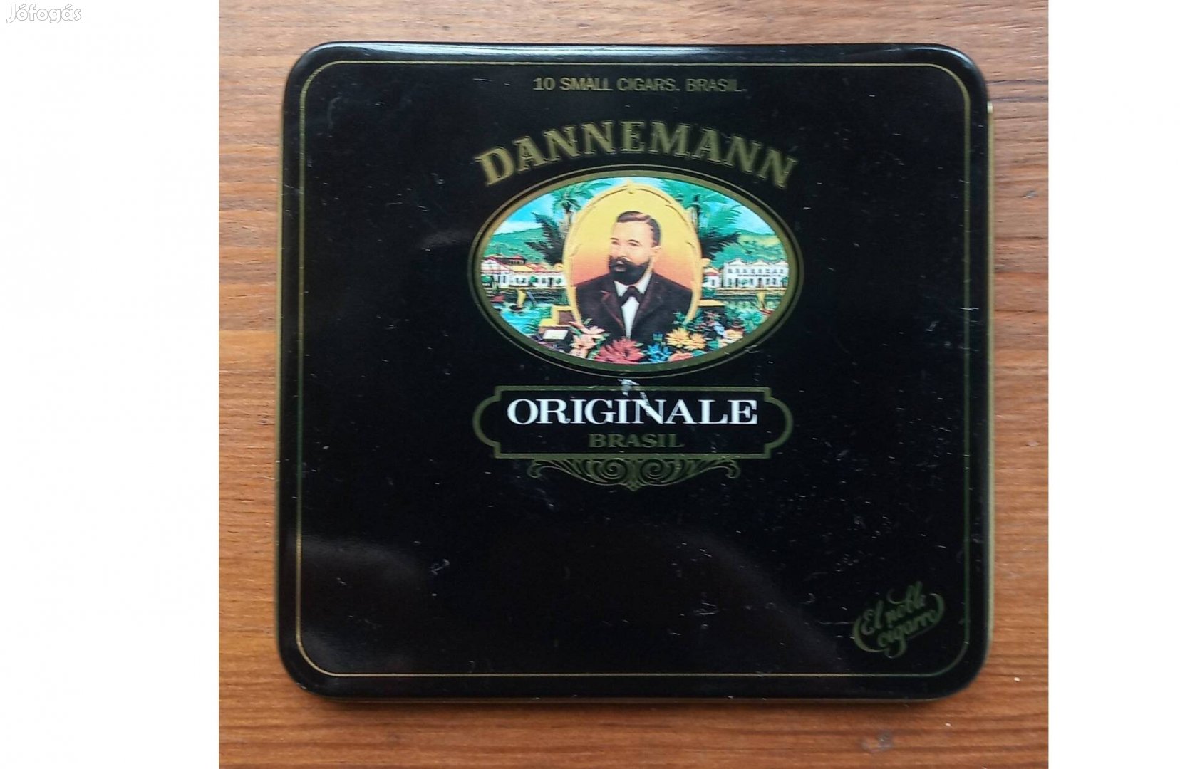 Dannemann Originale Brasil fém, új állapotban lévő szivaros doboz