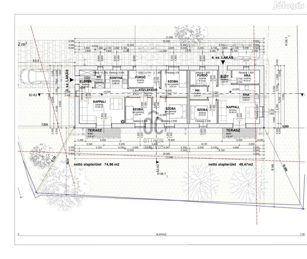 Dánszentmiklósi eladó 75 nm-es ház