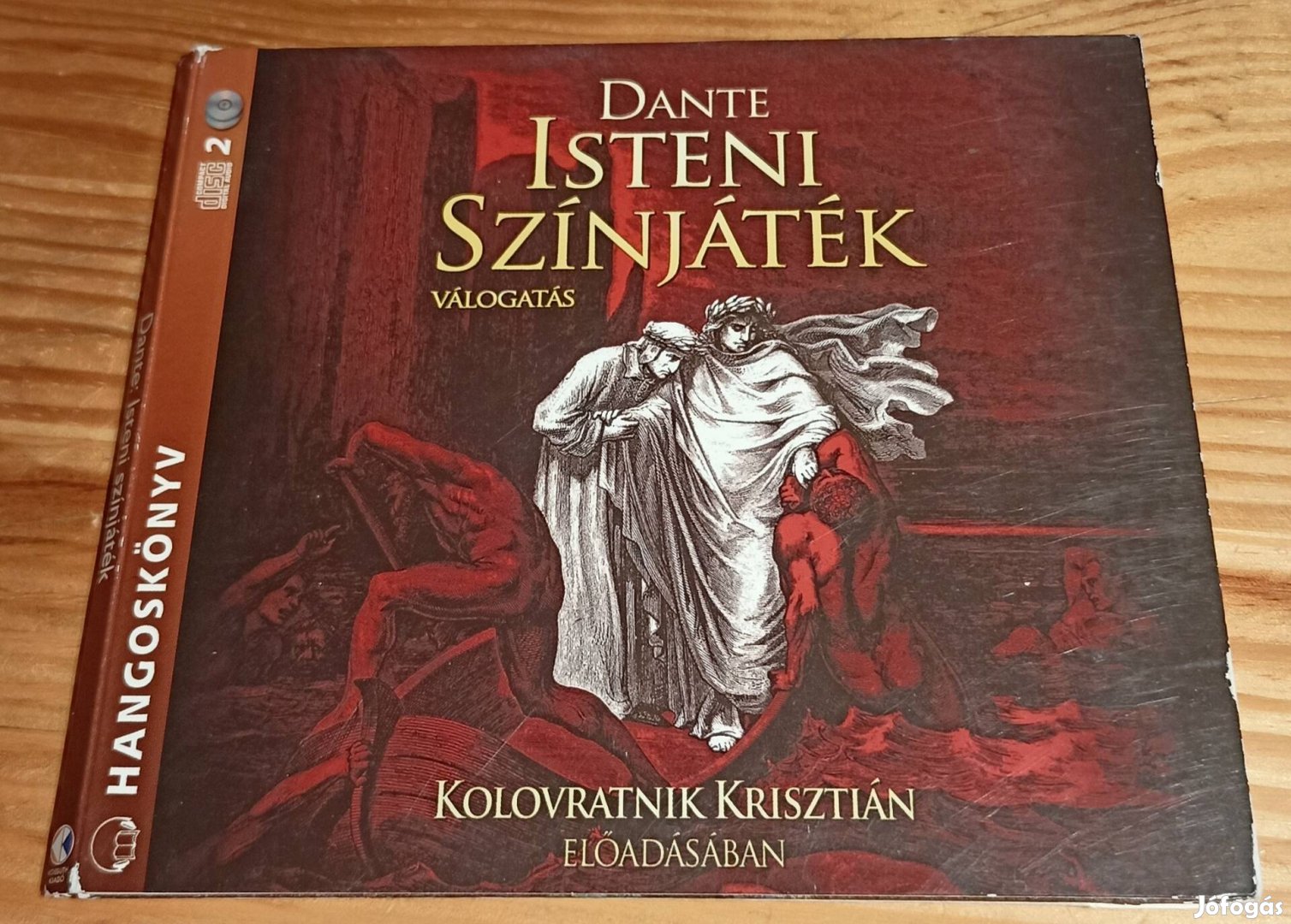 Dante - Isteni színjáték hangoskönyv 2CD dedikált 