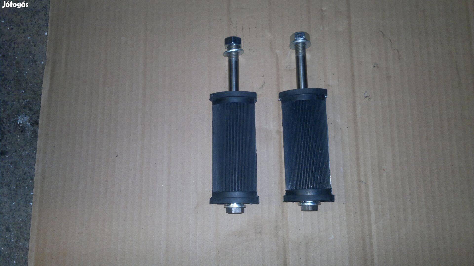 Danuvia 125 uj elsö lábtarto gumi pár, tartocsavarral