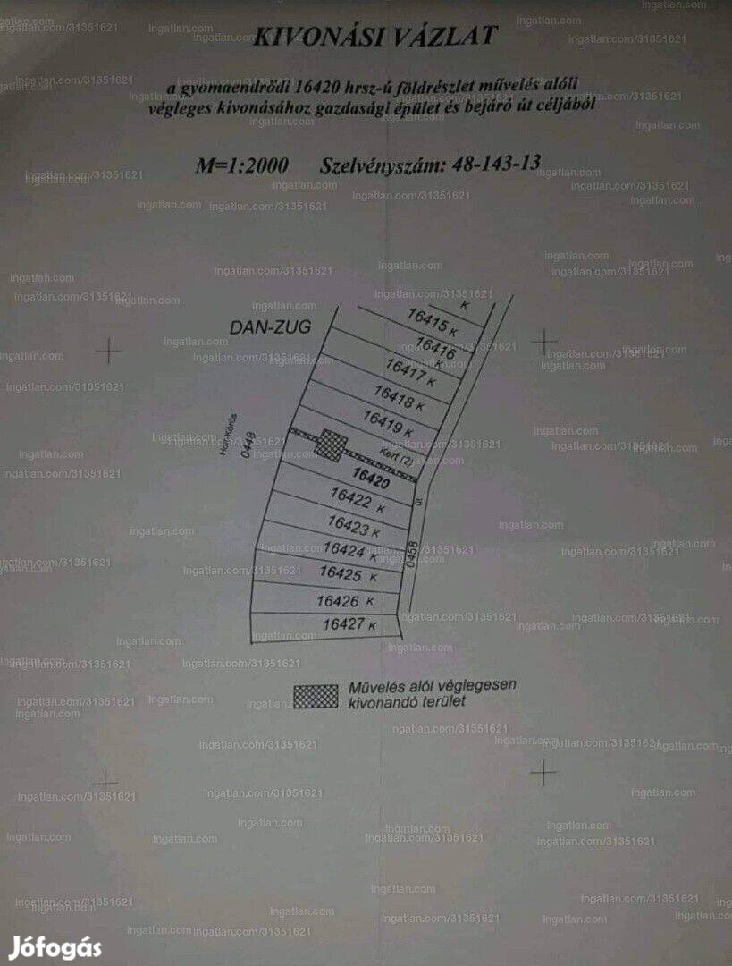 Danzugban dupla vízparti telek eladó