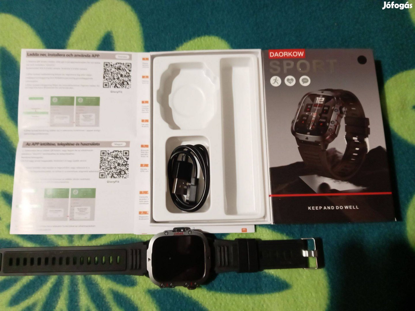 Daorkow Sports Smart Watch férfiak 100+ mód vezeték nélküli hívás