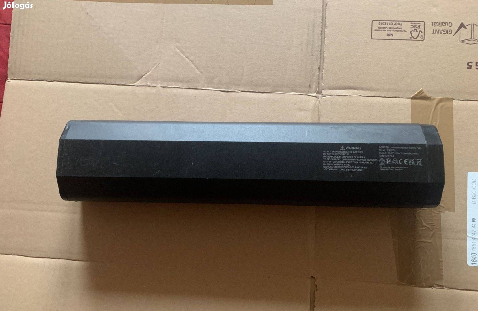 Darfon E4C0G elektromos kerékpár akkumulátor eladó !