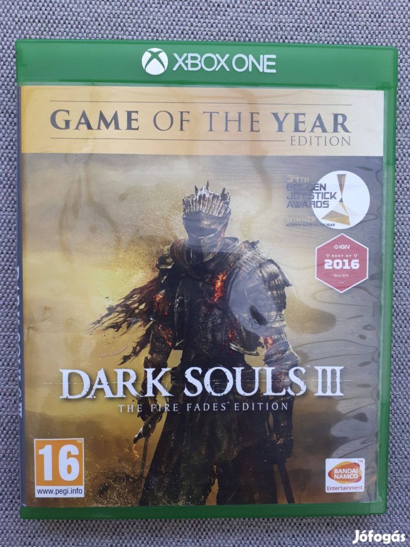 Dark Souls III GOTY xbox one-series x játék,eladó-csere"