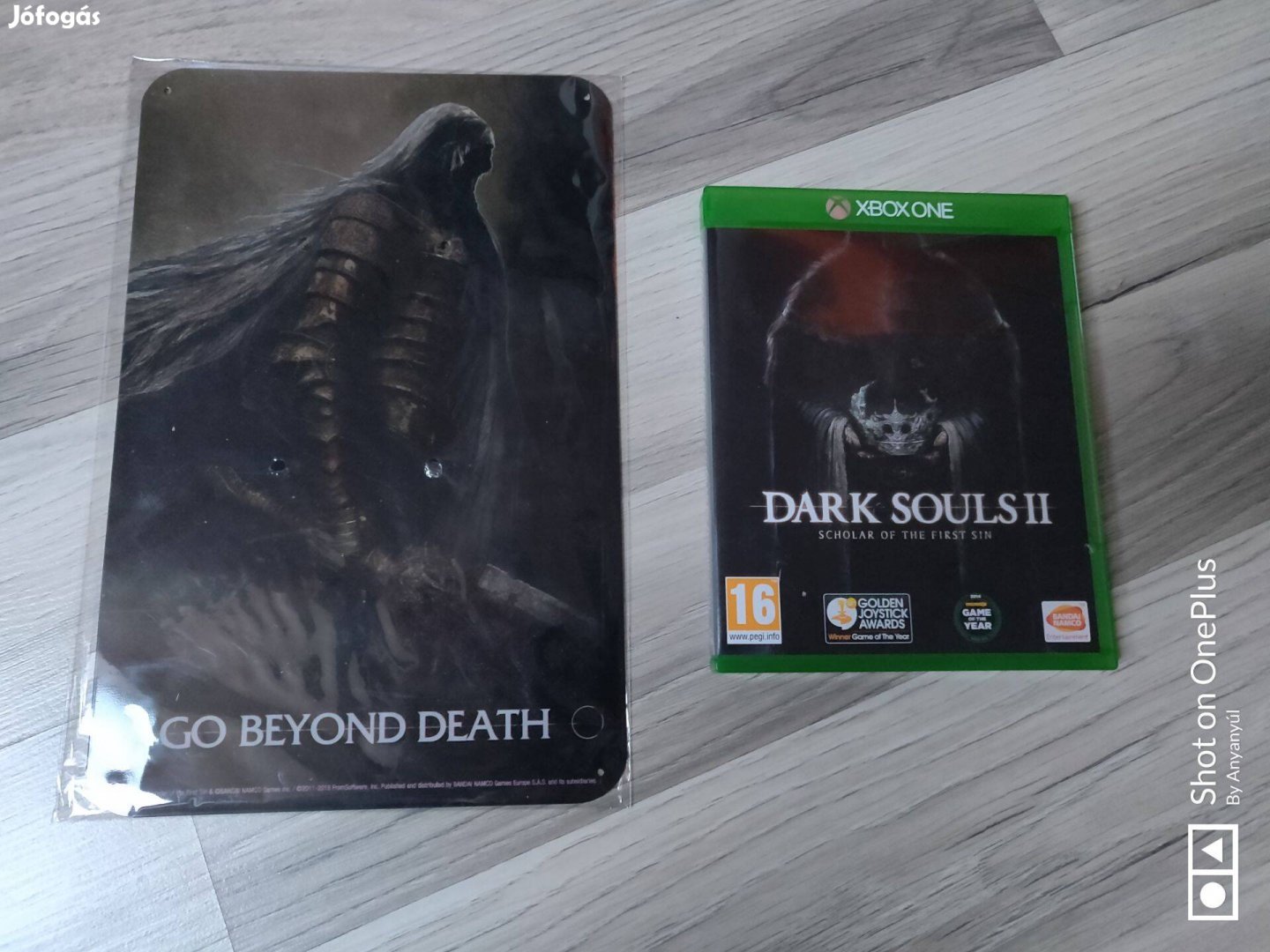 Dark Souls játék + új fém tábla