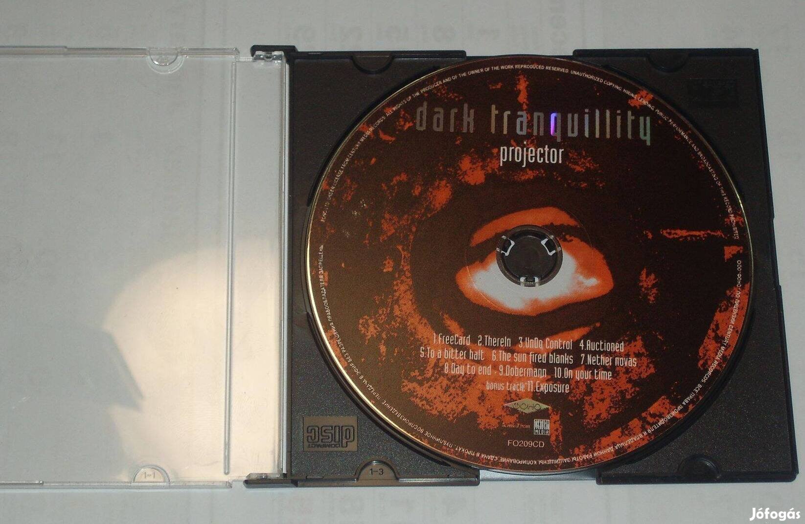 Dark Tranquillity Projector CD Borító hiányzik!! Death Metal