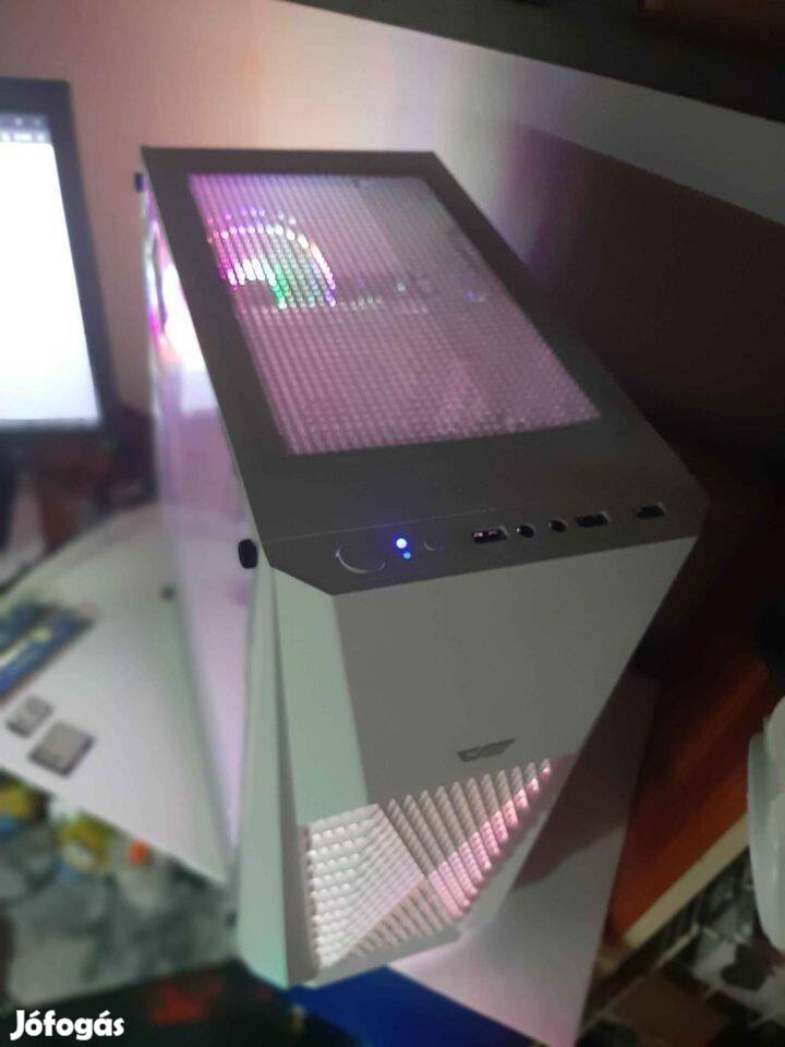 Darkflash RGB ,,jáccogatós" PC /i7 4770t/16Gb/SSD+HDD/RX480 4Gb!