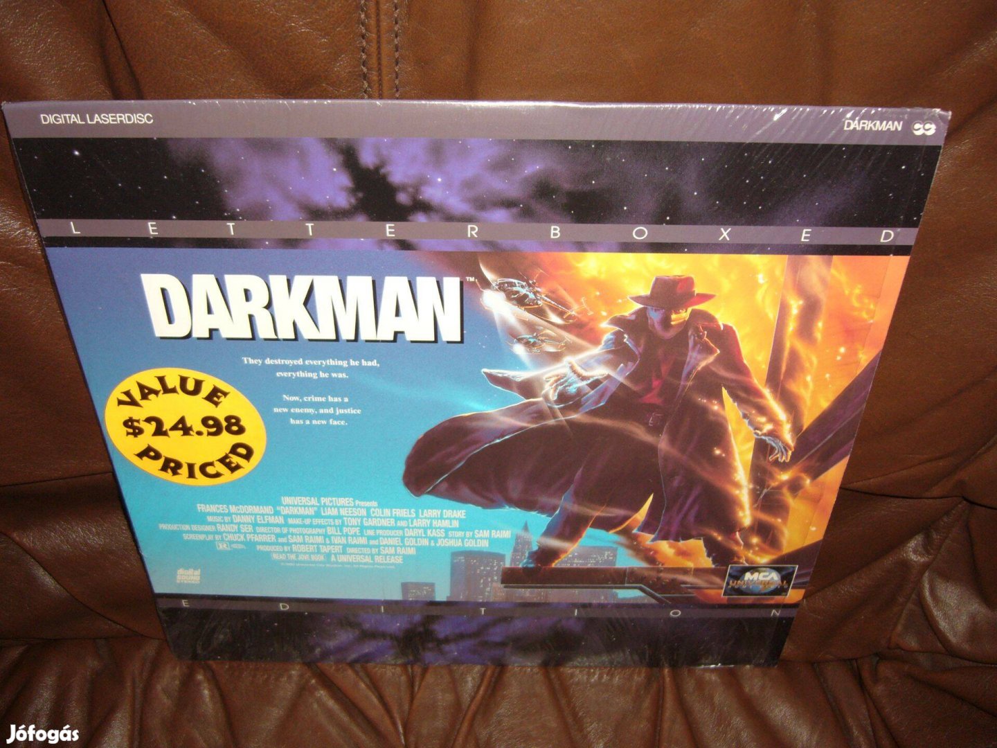 Darkman . Laserdisc képlemez . Cserélhető !