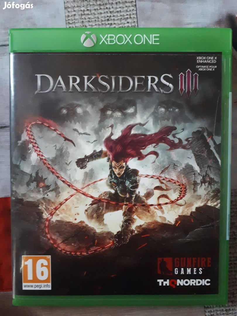 Darksiders III xbox one-series x játék,eladó-csere"