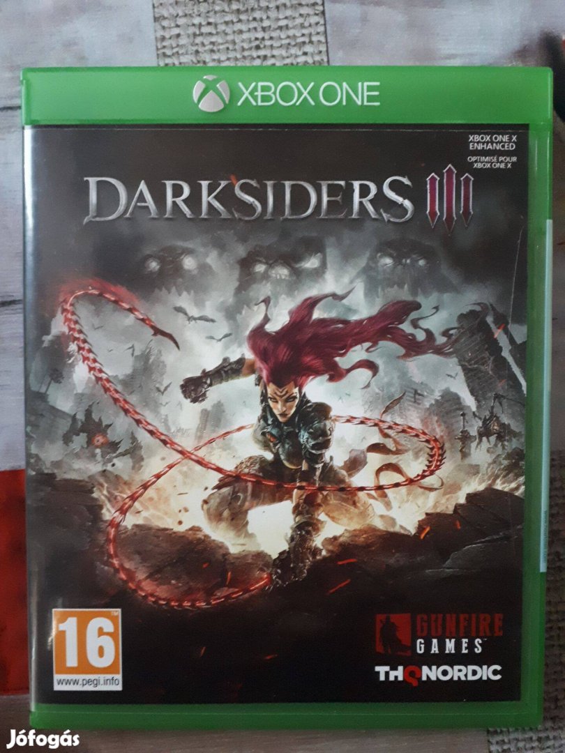 Darksiders III xbox one-series x játék,eladó-csere"