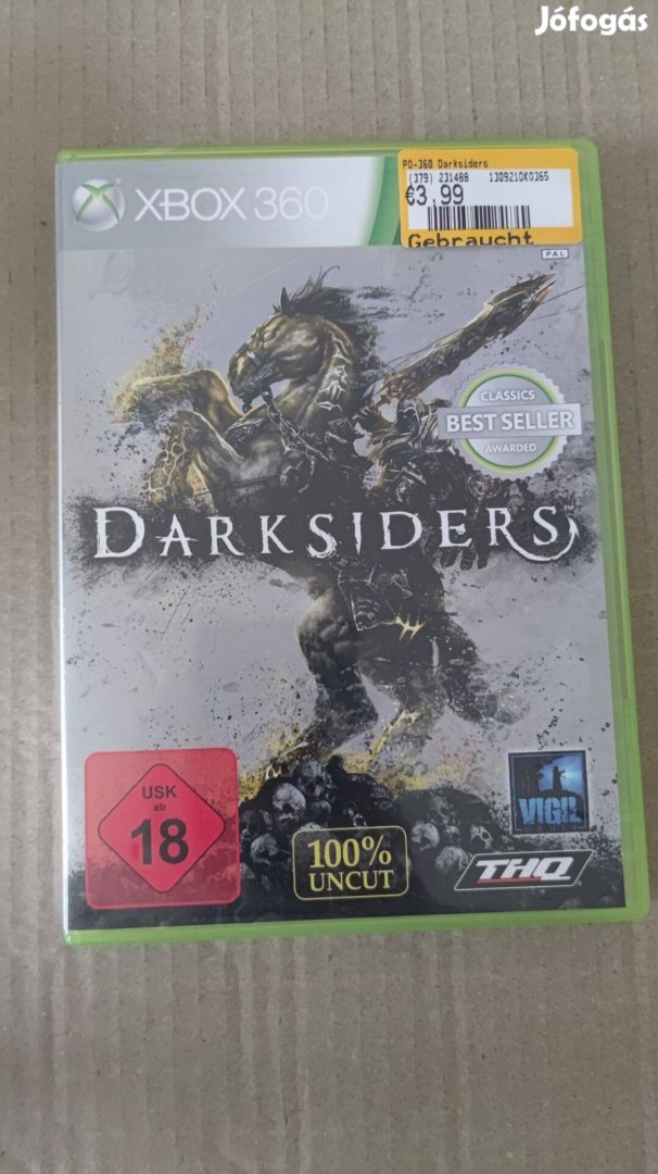 Darksiders xbox 360 játék