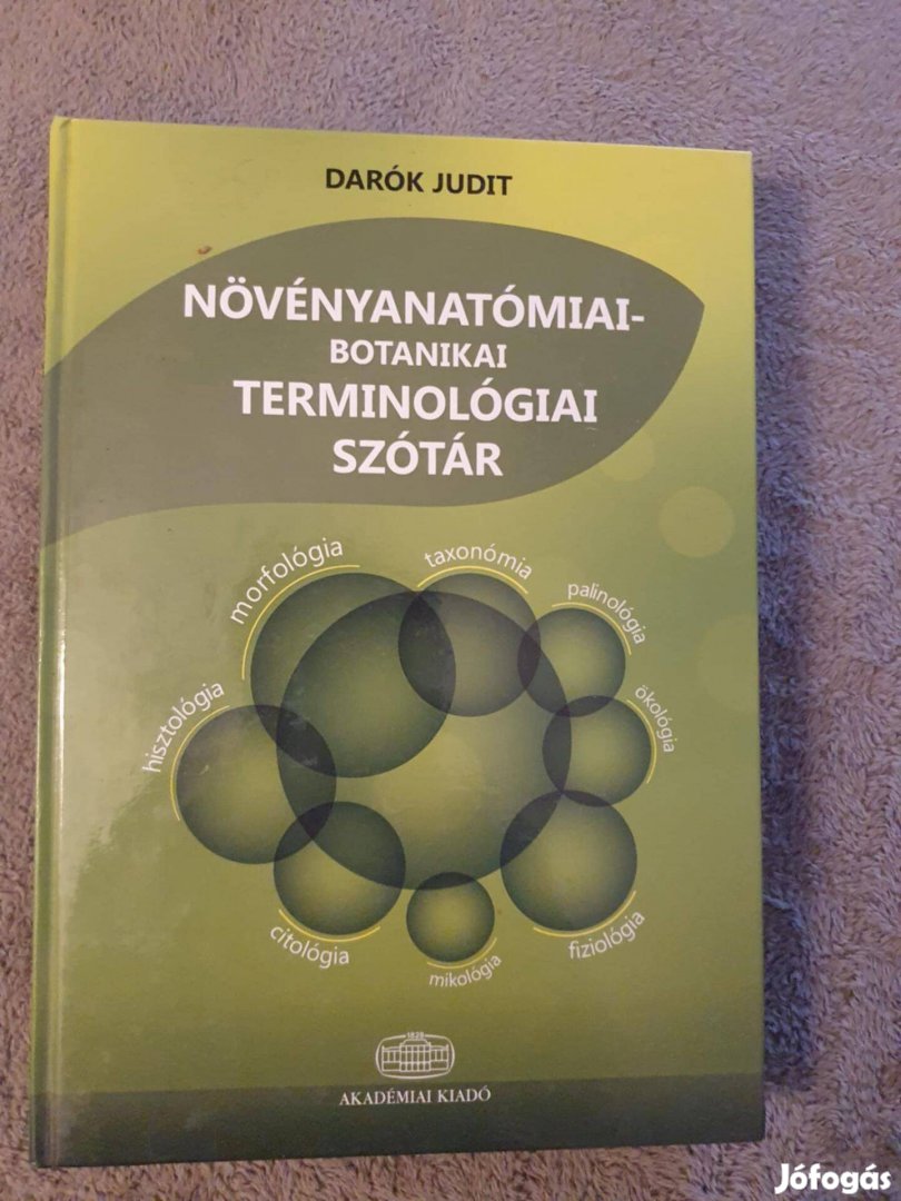 Darók Judit: Növényanatómiai botanikai terminológiai szótár 3000 ft