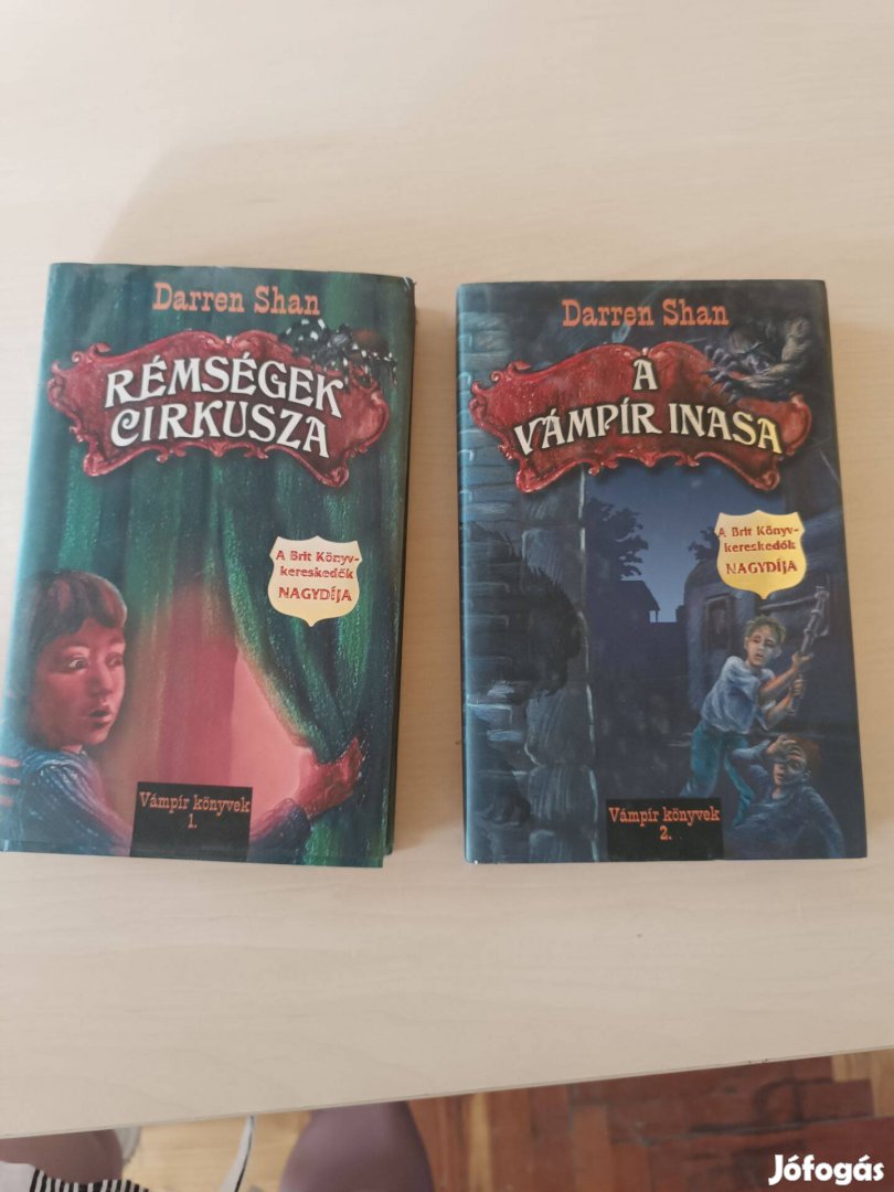 Darren Shan Rémségek Cirkusza és Darren Shan A vámpír inasa eladó