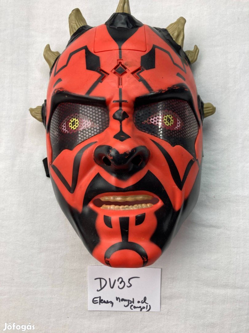 Darth Maul maszk, elemes Darth Maul jelmez maszk Star Wars jelmez DV35