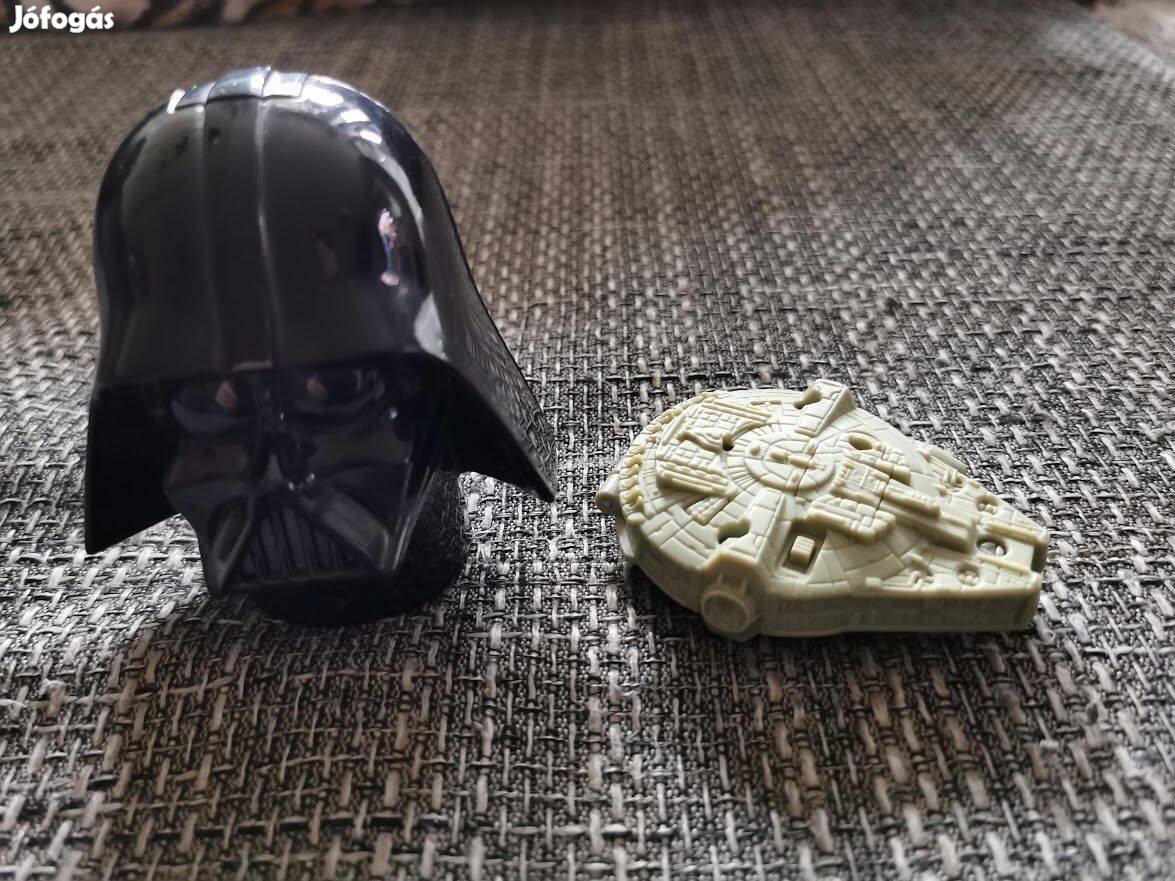 Darth Vader és millennium falcon kicsi játékok
