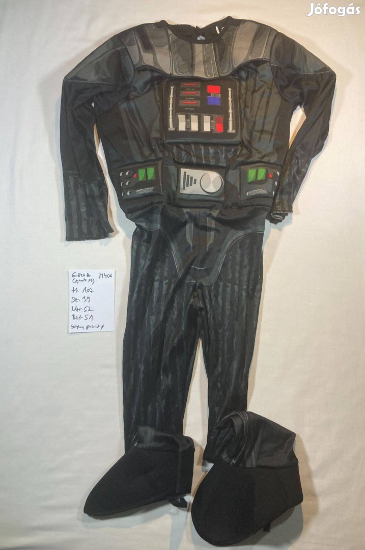 Darth Vader jelmez, Star Wars jelmez 6-8 év M406