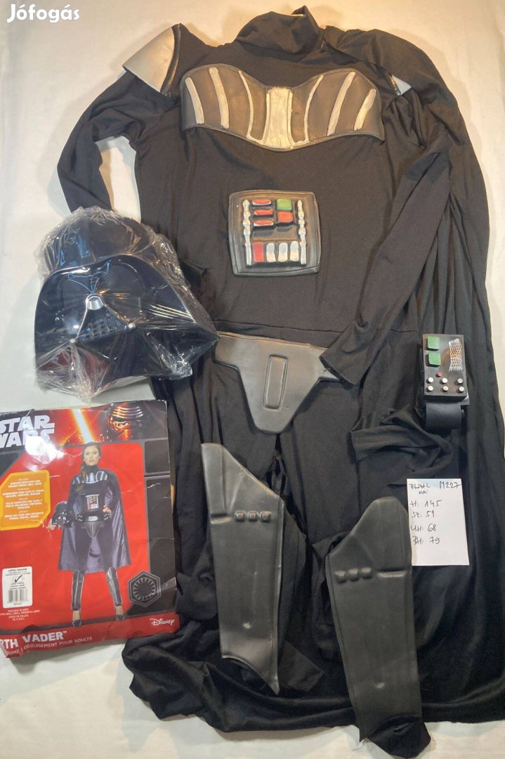 Darth Vader jelmez, Star Wars jelmez, felnőtt jelmez M227