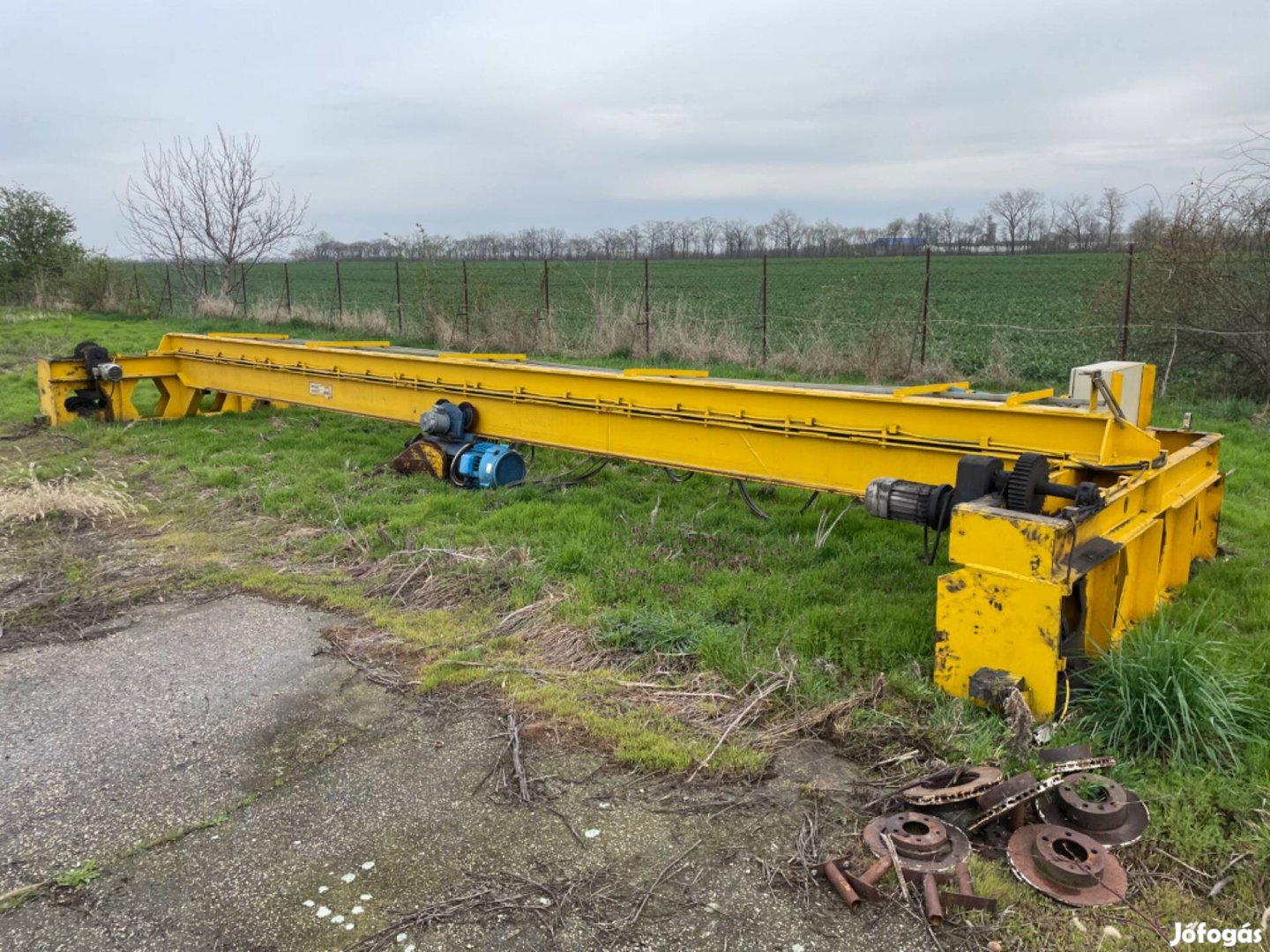 Daru, darupálya, futómacska 3000 kg terhelhetőség