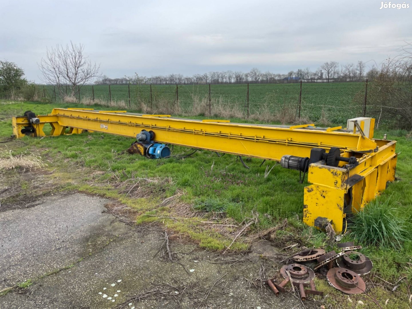 Daru, darupálya, futómacska, 3000 kg terhelhetőség