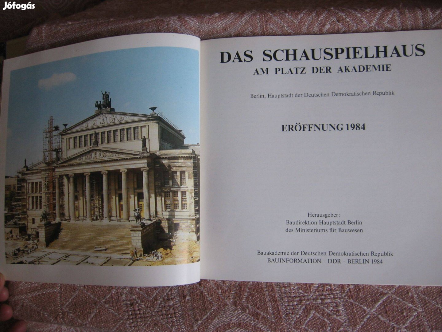 Das SchauspielhausBerlin, ismertető füzet, német nyelvű,