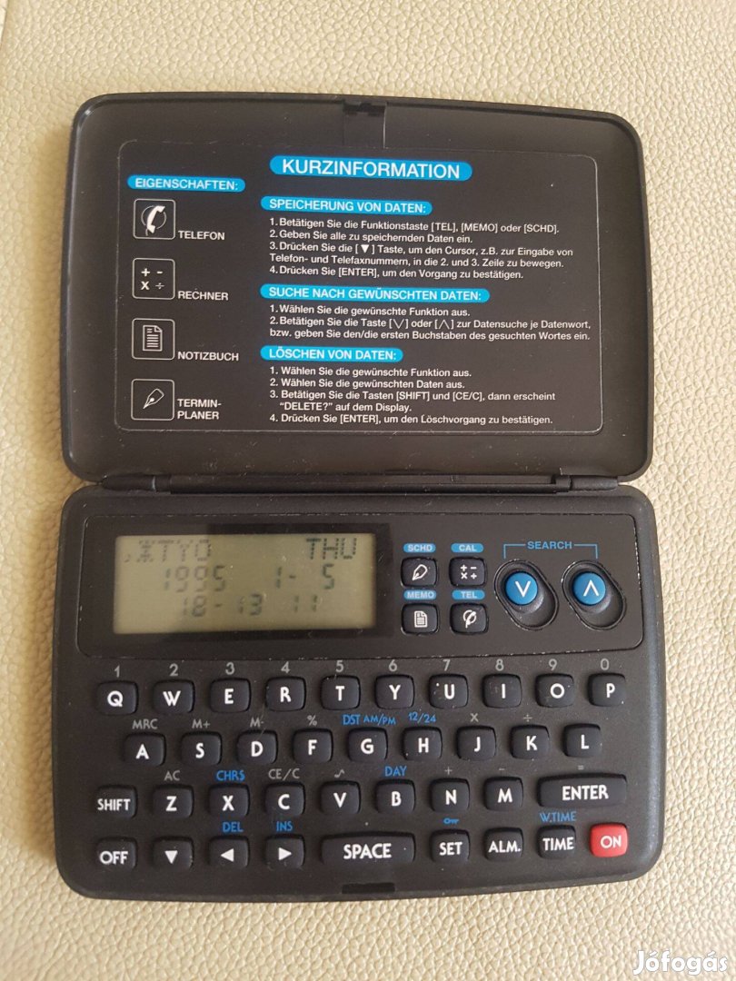 Data Bank Manager kalkulátor Régi PDA Jól működik Intertronic DB 500