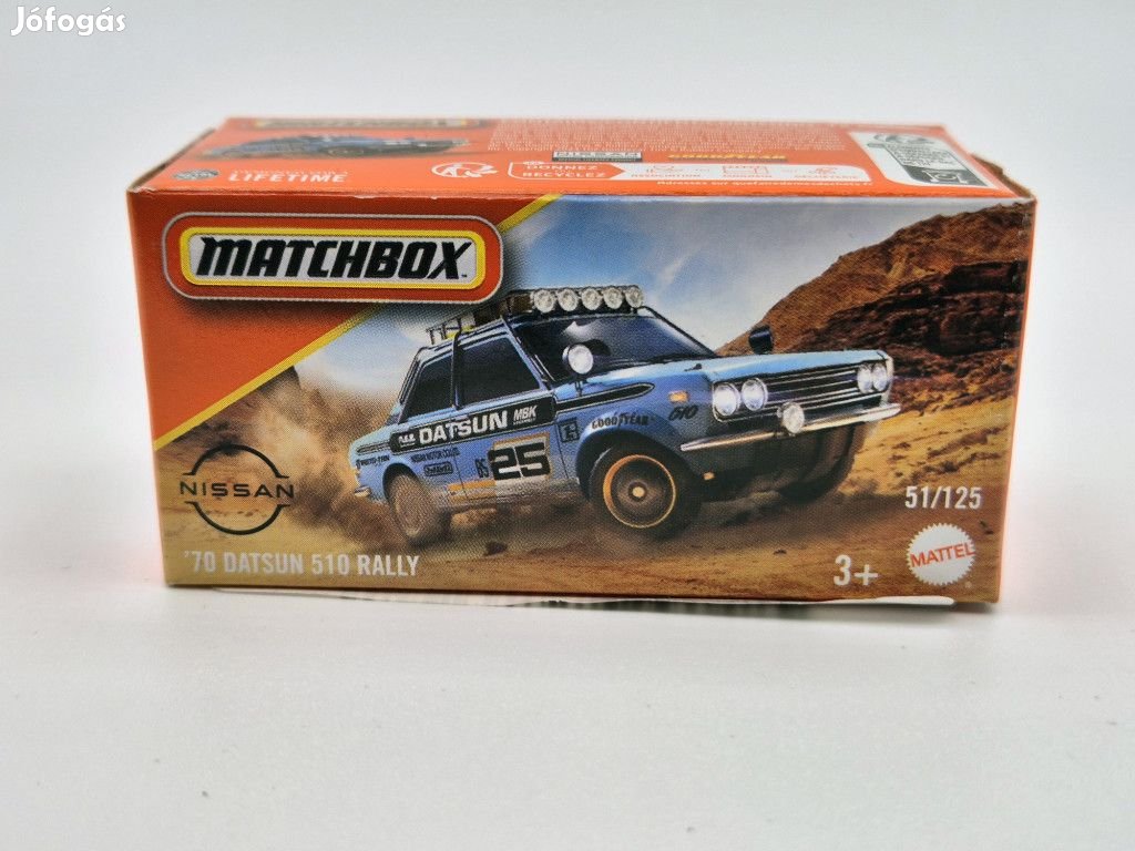 Datsun 510 Rally (1970) - 51/125 -  Matchbox - 1:64